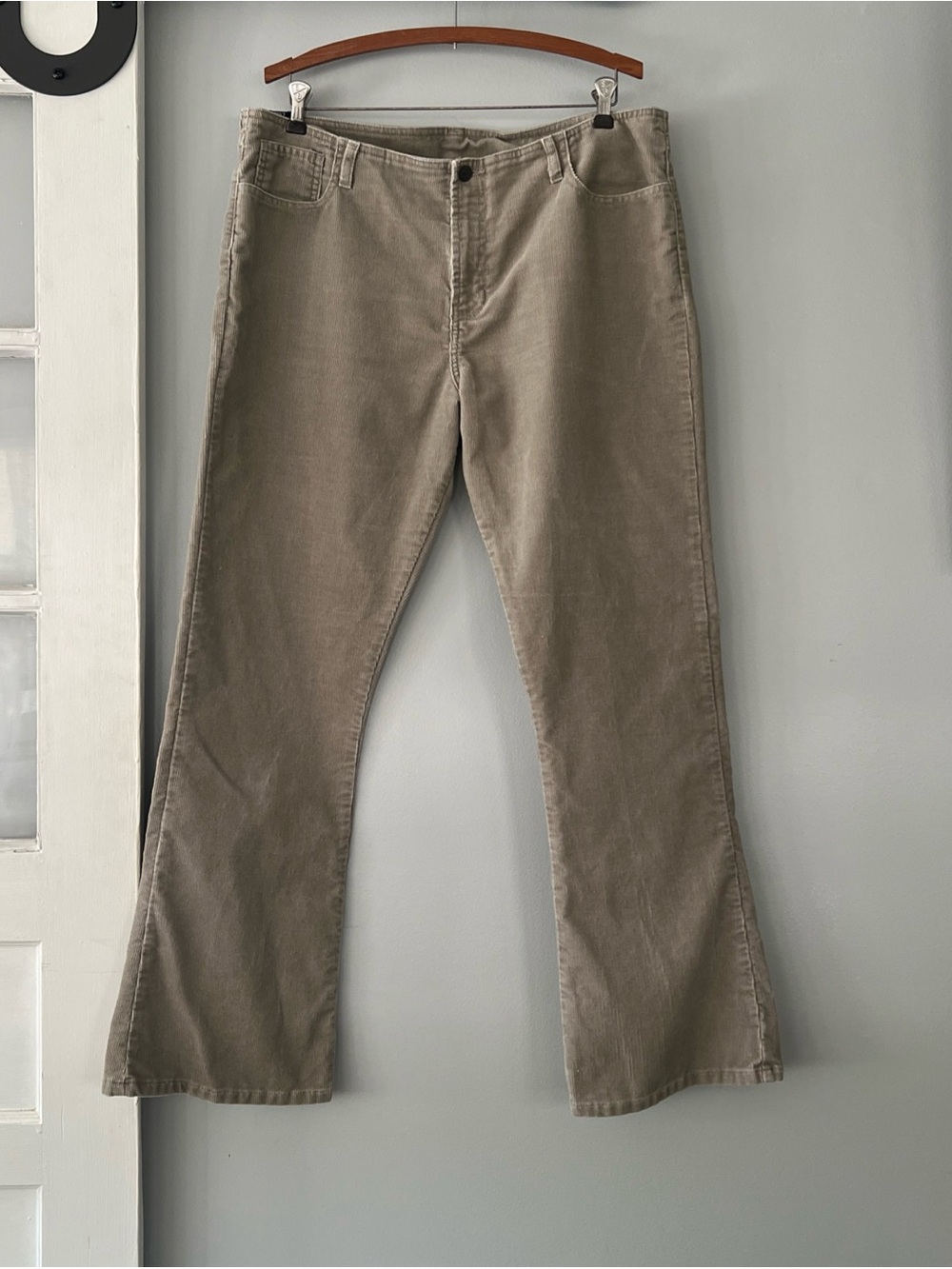 Vintage 90s Abercrombie & Fitch 1892 Corduroy Pants Men’s 33x32 Bootcut USA Made